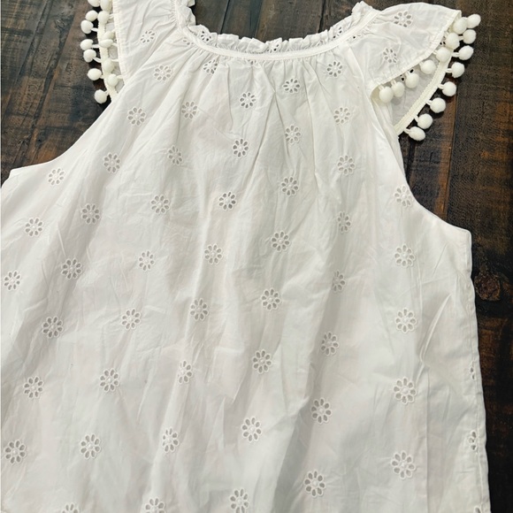 J. Crew White Eyelet Blouse with Ruffles - Picture 11 of 11